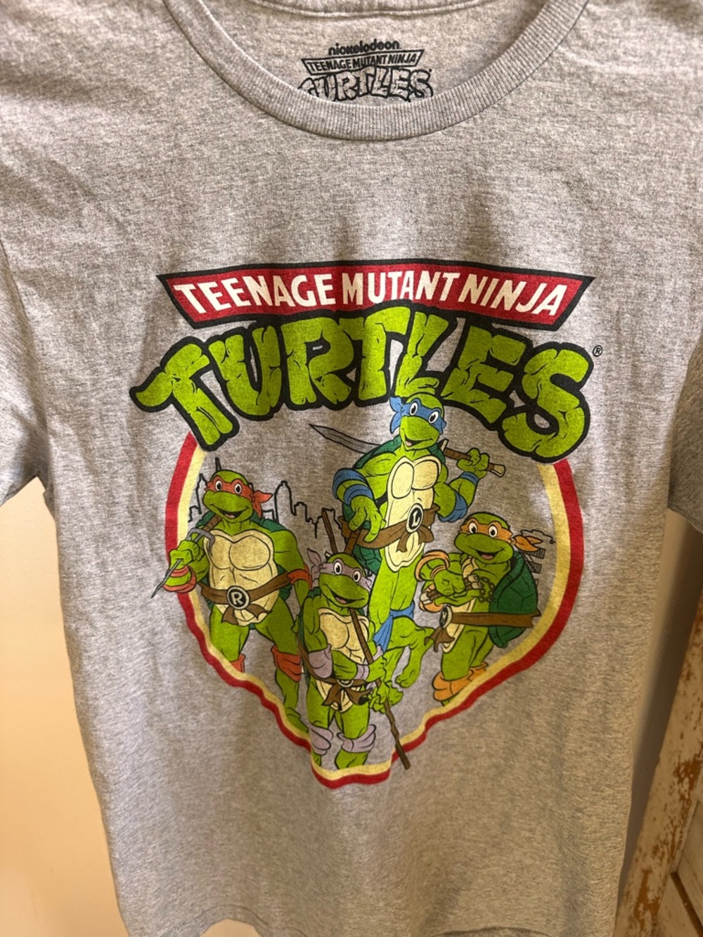 Teenage Mutant Ninja Turtles Grey Graphic Tee